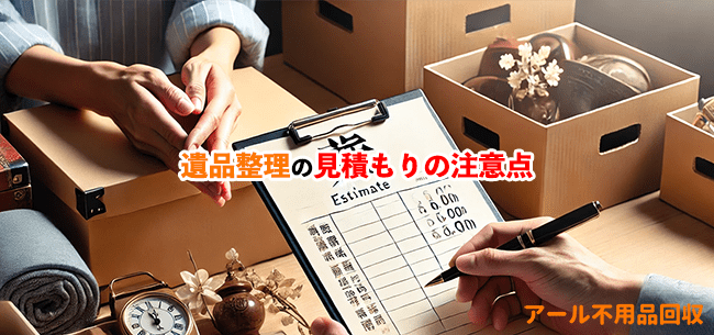 遺品整理見積もりの記事アイキャッチ