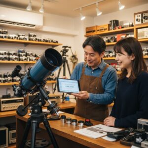 天体望遠鏡のリサイクル