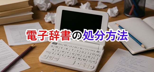 電子辞書の処分記事アイキャッチ
